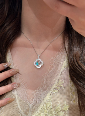 窗花项链女2025新款清冷感配饰