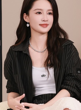 花少7李沁同款星云仿珍珠项链女