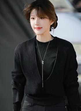 赵露思同款螺旋毛衣项链女款配饰