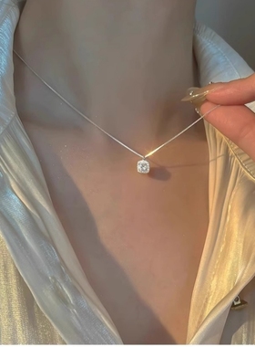 方糖项链高级感轻奢小众配饰女款