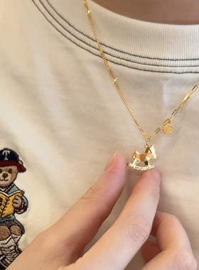 两件套马上有钱本命年手链女项链