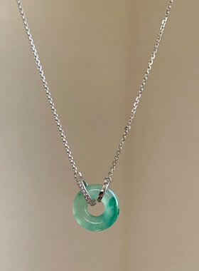 平安扣项链女款2025新款锁骨颈链