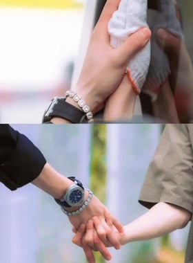 逆爱爆闪方糖手链女2025新款手串