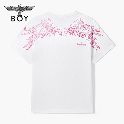 BOYLONDON翅膀美式高街潮牌2026年夏季男女款短袖T恤N01911