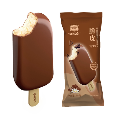 美登高经典香草脆皮巧克力冰淇淋比利时进口纯可可脂厚皮童年记忆