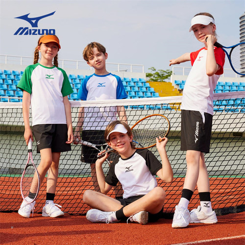 Mizuno美津浓KIDS TZ24230273 儿童夏季运动套装