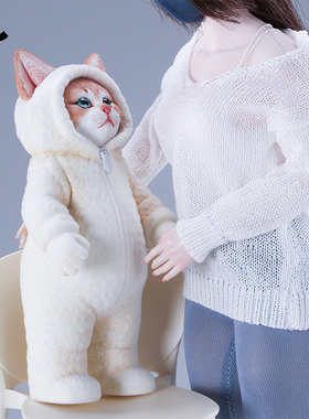 JXK喵咩咩仿真猫咪模型可爱