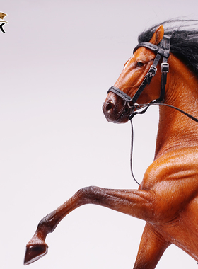 伊犁马模型仿真马动物摆件JXK