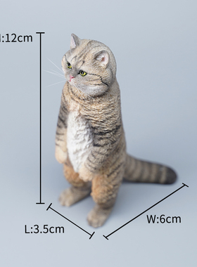 罚站猫英短模型黑暗骑士JXK潮玩