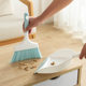 Desktop broom and dustpan combination set keyboard window