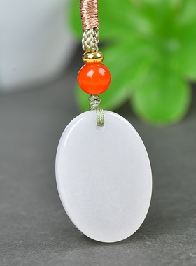 金丝玉蛋面吊坠挂件男女项链配饰