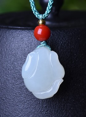 和田玉富贵金蟾吊坠男女项链玉佩