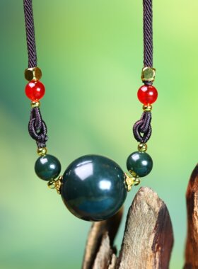 和田玉锁骨链女生吊坠项链配饰