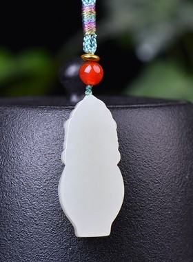 和田玉平安花瓶吊坠挂件男女配饰