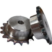 Manufacturer gear sprockets flange shaft single row double pat customization