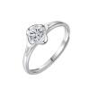 Four-leaf clover silver ring fashion personalized ring 2026 new proposal couple Chinese Valentine's Day gift girlfriend 520 gift