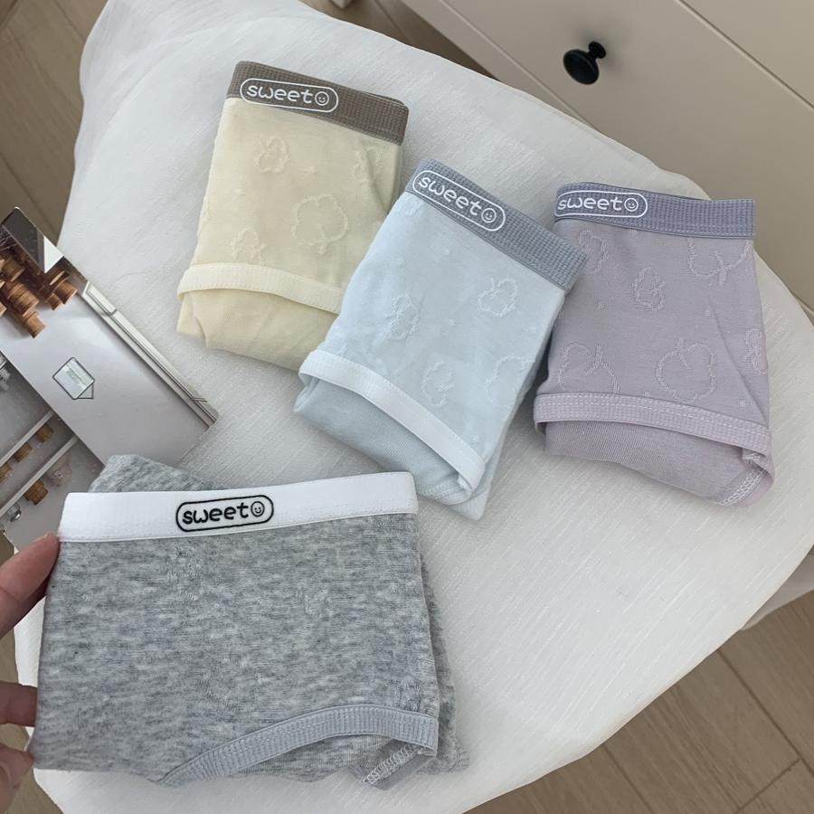 树懒少女日系简约纯棉内裤女生中腰5A抗菌学生短裤柔软透气三角裤,淘宝优惠券,粉丝福利购,淘宝优惠卷