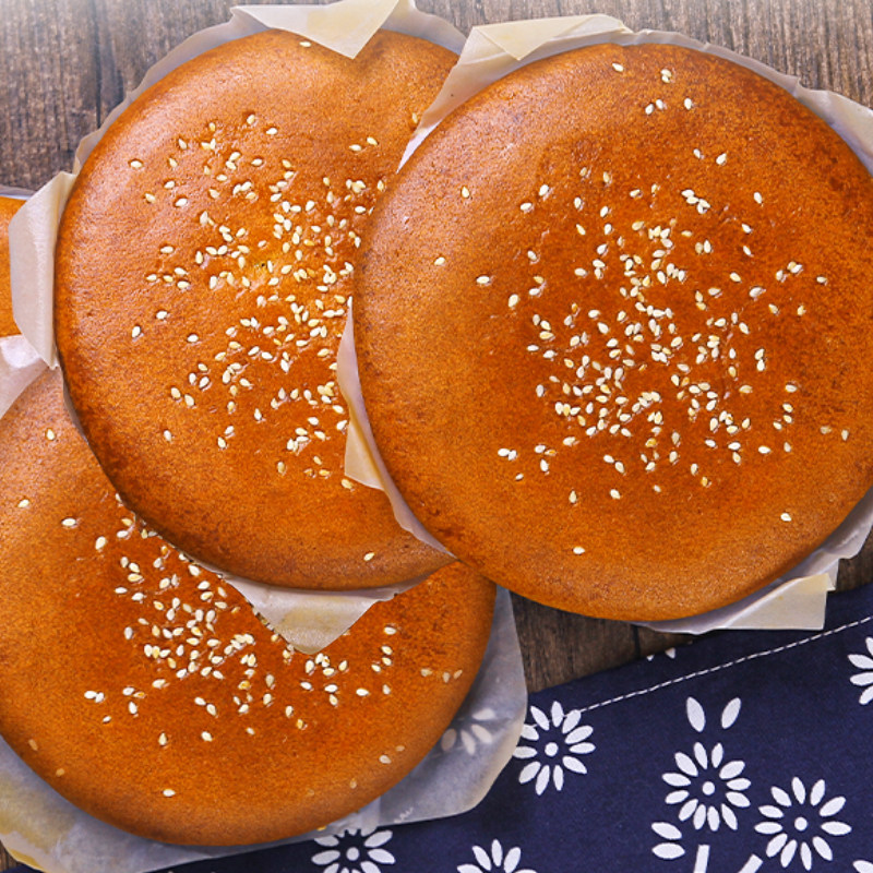 云南特产苏子大荞饼中秋月饼400g老式大月饼豆沙多口味大饼早餐饼