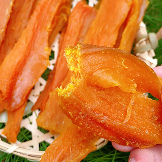 Authentic Shandong Yanshu No. 25 Dried Sweet Potatoes Farm-made No Added Sugar No Additives Soft and Glutinous Steamed Original Dried Sweet Potatoes