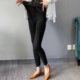 雪儿秋冬季高弹打底裤黑色时尚修身大码休闲舒适可外穿面膜打底裤