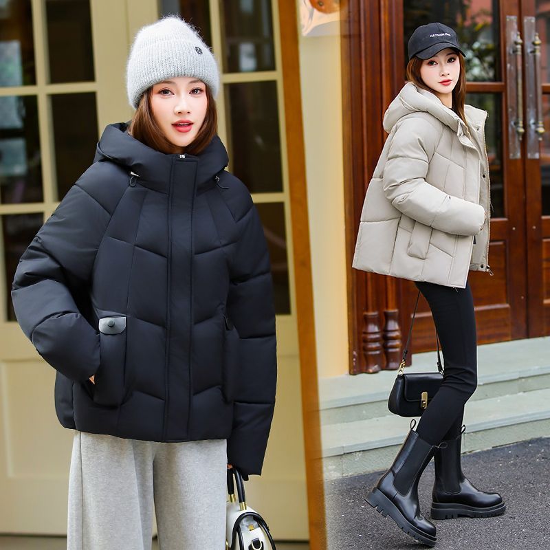 羽绒棉衣时尚短款棉服2025新款冬季保暖韩版加厚爆款宽松棉袄外套 - 图2