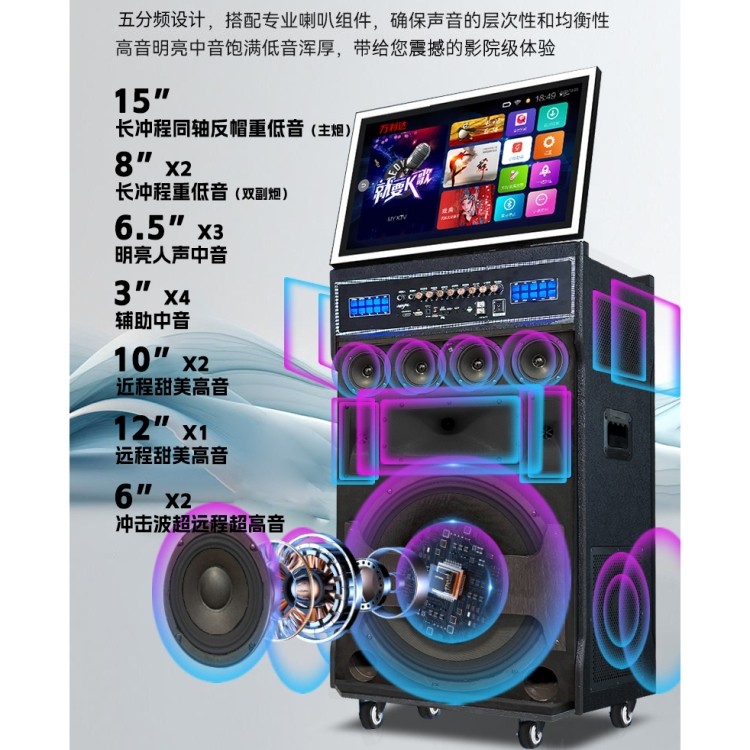 Wanlida A15 home ktv audio set song touch