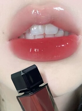 夏季粉色水光镜面唇釉不掉色不沾杯果色持久易上色玫红色口红唇蜜