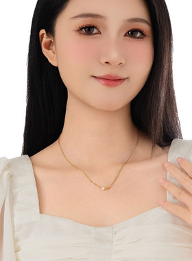 HIBAO喜小宝精致海豚珍珠项链