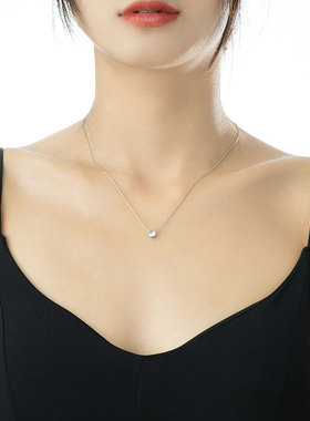 HIBAO喜小宝轻奢镶钻18k金项链女