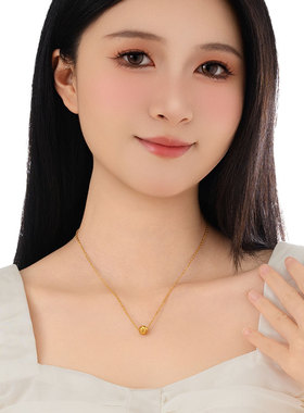 HIBAO喜小宝轻奢小圆球吊坠项链