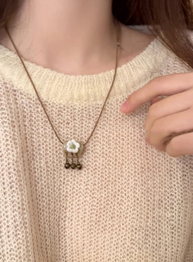 伊灿新中式陶瓷蝴蝶项链女