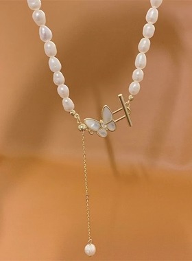 伊灿女天然淡水珍珠项链百搭颈链