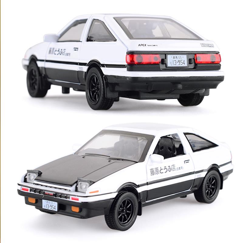 AE86车模腐型玩头文42147秋山车神D藤拓原海豆具店合金车模男生-图3