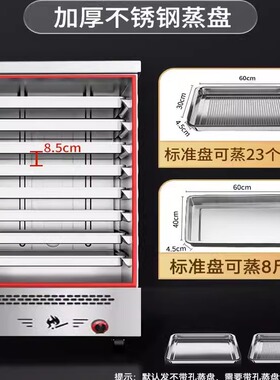 双开门蒸饭柜商用天燃气全自