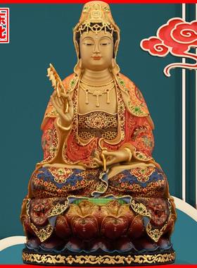 古彩如来佛释迦牟尼地藏王摆件