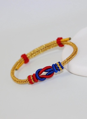 纯手工八股编莫相离吞金兽手绳diy男女可穿吞金兽925银配件手链