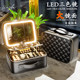 High-end makeup bag with mirror for women portable 2025 new model