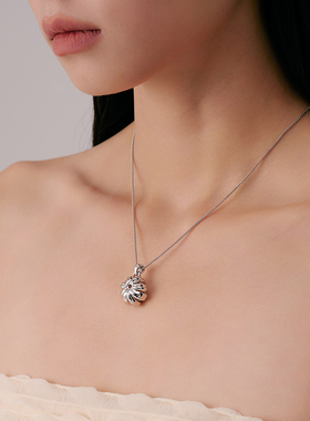 盐岛烟火挂坠项链秋冬新款毛衣链