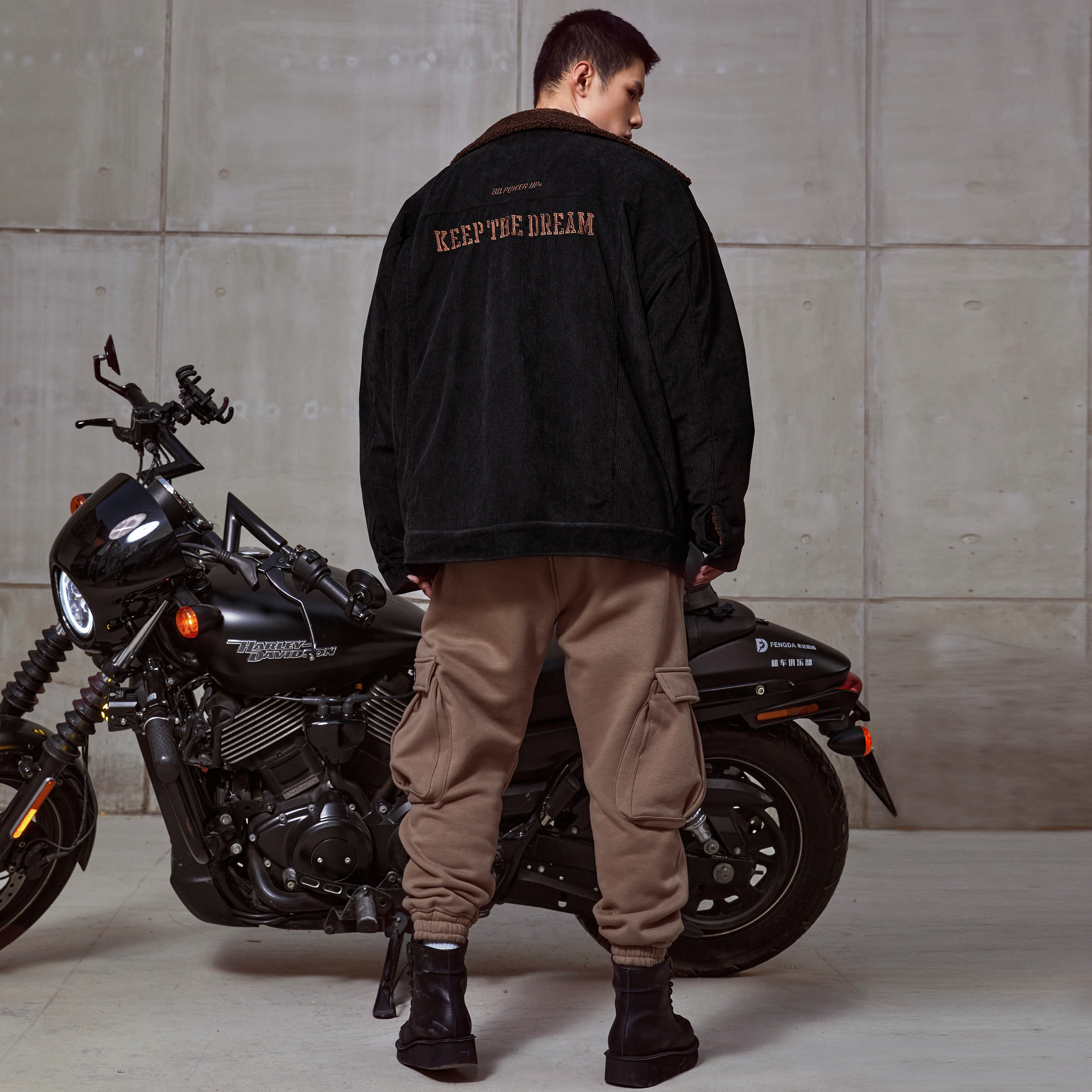 bdpowerup秋冬季巴恩风保暖外套男宽松羊羔绒外套谷仓羊羔毛夹克,淘宝优惠券,粉丝福利购,淘宝优惠卷