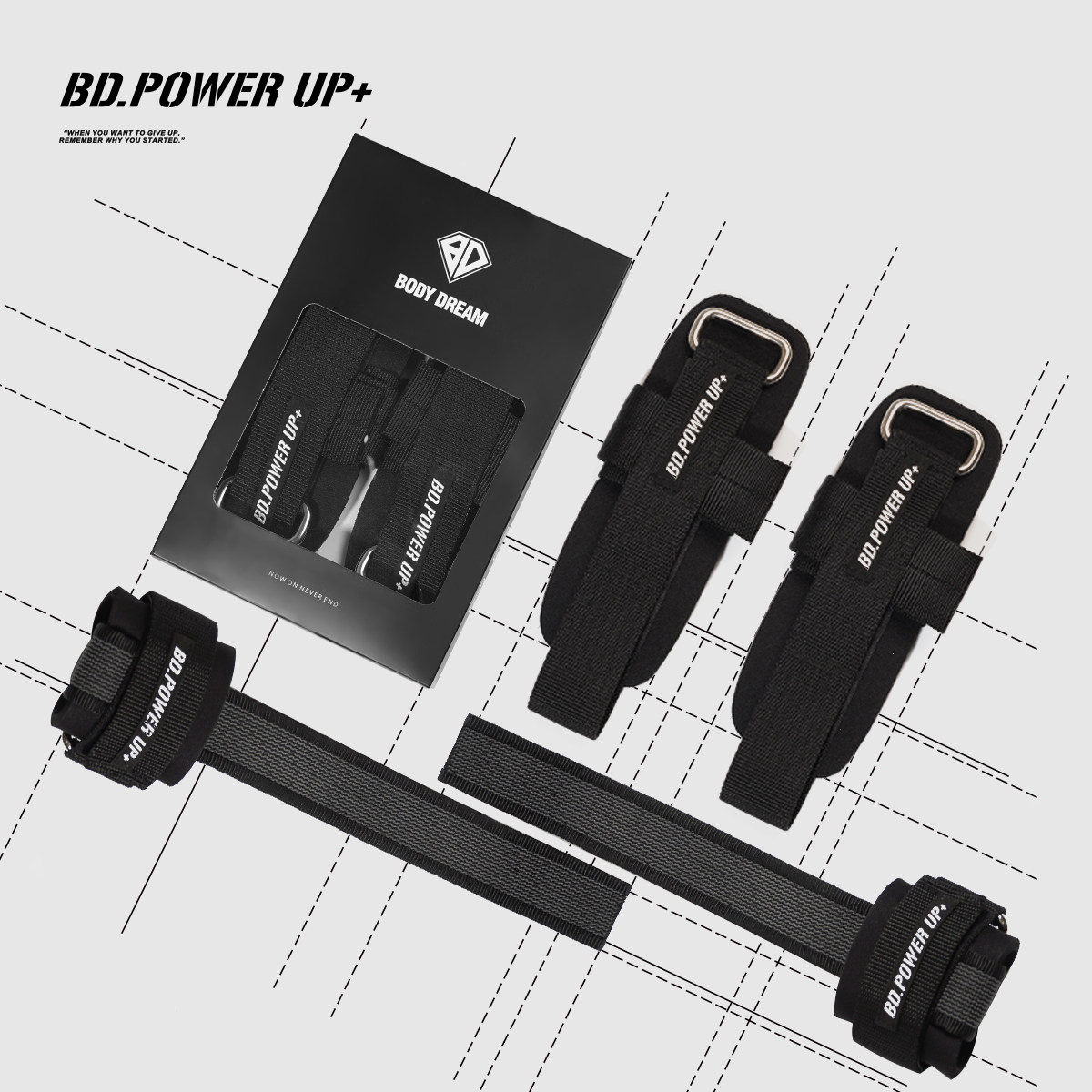 bdpowerup助力带男硬拉引体向上手套防滑举重握力护掌健身护腕,淘宝优惠券,粉丝福利购,淘宝优惠卷