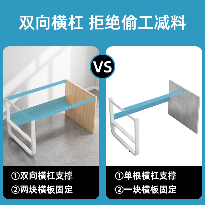 新疆包邮电脑台式桌家用卧室现代简约办公桌带抽屉书桌桌椅组合学 - 图1