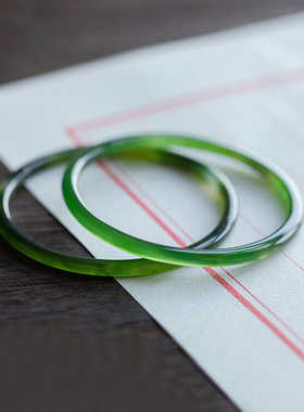 天然玛瑙玉髓石手镯细女复古好运中国风招桃花纳福送生日礼物