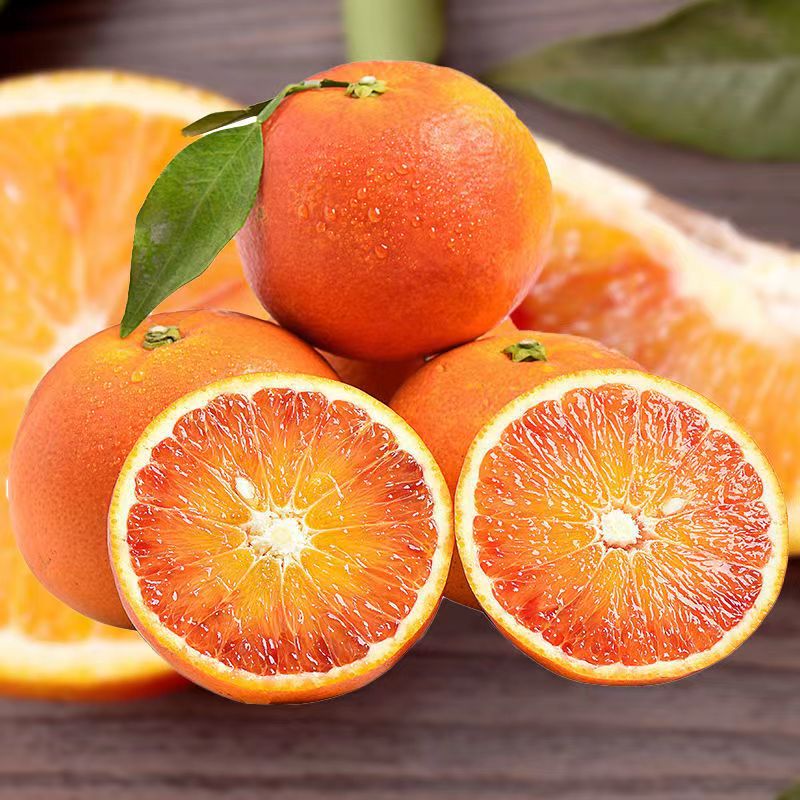Blood oranges freshly picked in season, authentic longevity lake taroko 10 pounds super sweet hand peeled red heart snow navel jelly oranges