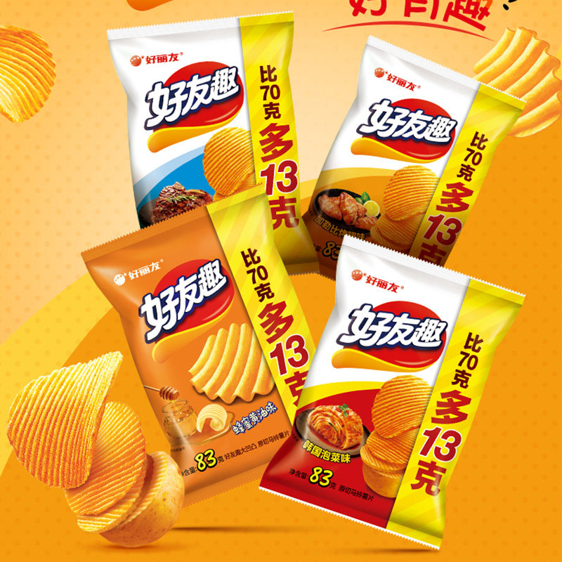 好丽友好友趣韩国泡菜土豆大礼包 orion好丽友膨化食品