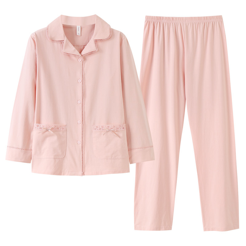 纯棉长袖2022年新款秋冬季睡衣 姵娇兰睡衣/家居服套装