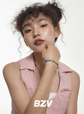 BZV原创彩虹节拍夏天小众手链