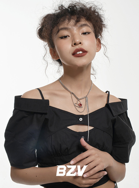 BZV甜觅七夕限定原创爱心项链