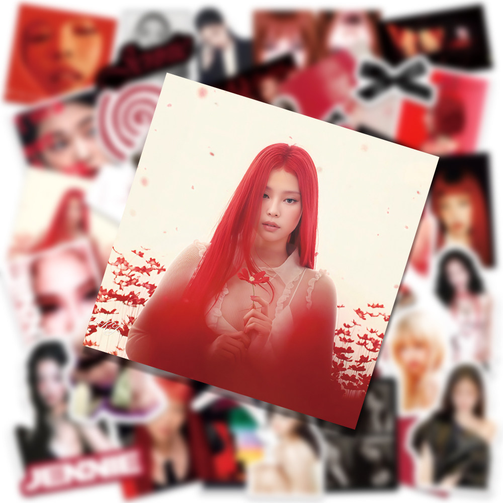 金珍妮贴纸0ruby专辑爱豆手账DIY手机壳装饰防水jennie贴纸贴画,淘宝优惠券,粉丝福利购,淘宝优惠卷