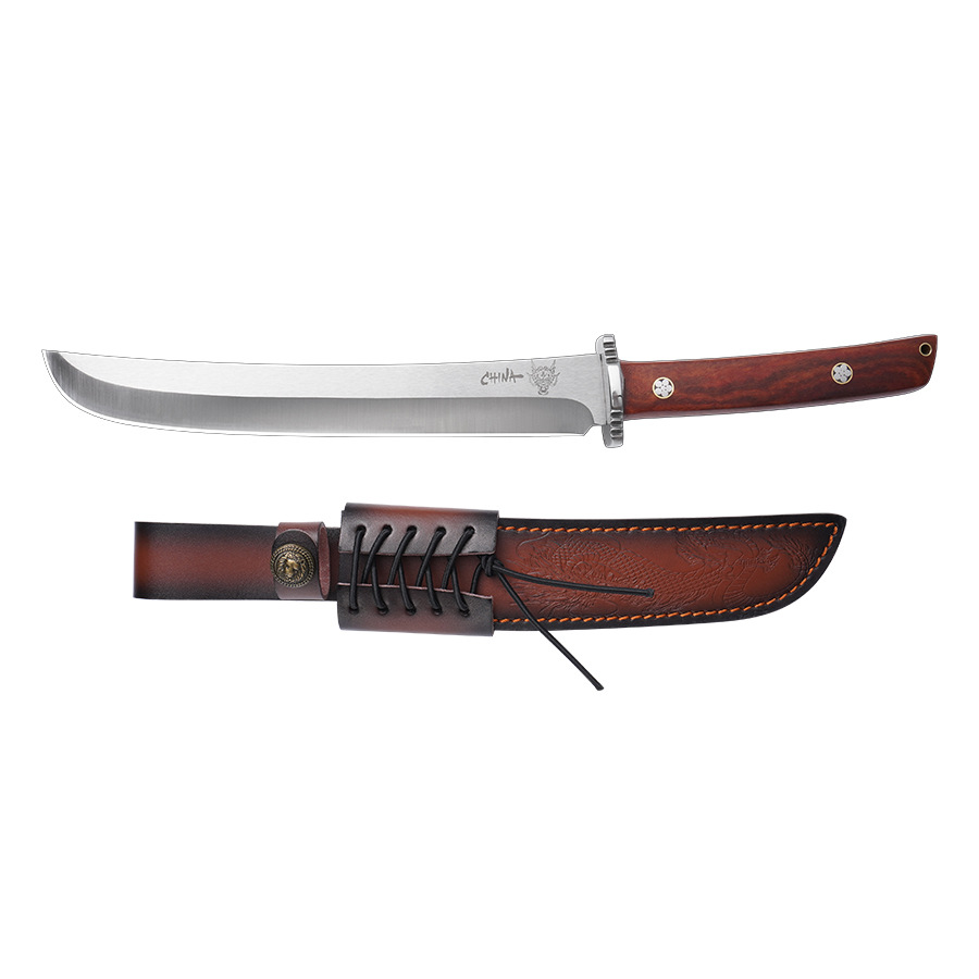 野外生存求生刀户外直刀高硬度露营防身刀具武士刀长款西瓜刀开刃 - 图3