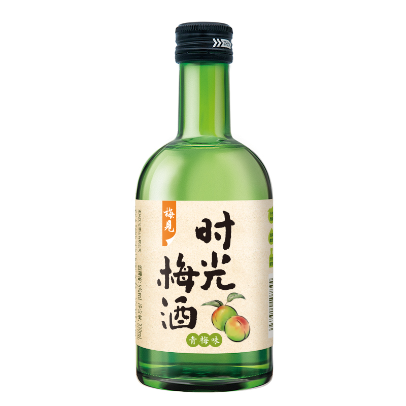 梅见时光梅酒8度330ml果酒梅子酒原味2瓶畅饮组合装